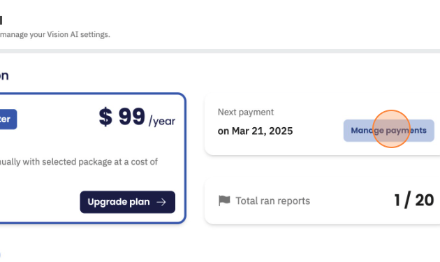 How do I update my credit card details?